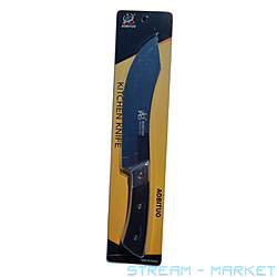 Нож кухонный универсальный A-8662 32см черная ручка