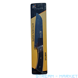 Нож кухонный универсальный A-8664 31см черная ручка