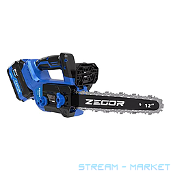 Акумуляторна міні ланцюгова пилка Zegor CSAX-21BL-12 безщіткова 1...