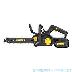 Акумуляторна ланцюгова пилка Zegor CSPB-21BL-12W безщіткова 2...