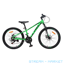 Велосипед CROSS Ultra алюминиевая рама 12 колесо 24 green-black