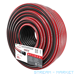 Шланг для поливу Santehpoliv тришаровий 34 50м GREY