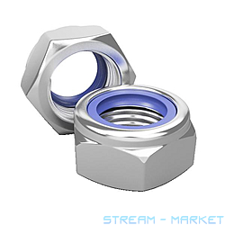 Контргайка М6 самоконтрящаяся DIN 985 500шт