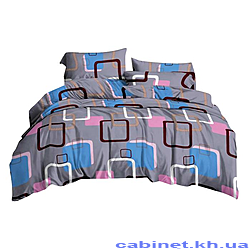 Постільна білизна Textile House бязь 65 200х220см євро блакитний...
