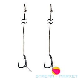 Короповий повідець з голкою Bait Spike Rigs 6 L12см 3шт