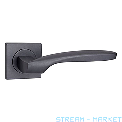Ручка на розетах YU-TL 06-56036 MBN квадро графит