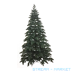 Ель литая искусственная роял 1.5м зеленая в коробке №18