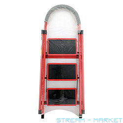 Драбина 3 сходинки сталева прогумована