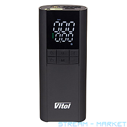 Компрессор Vitol K-35 3в1 7.4V29.6wh8000mAh павербанк фонарь