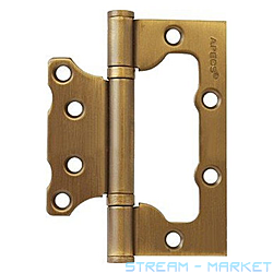 Петля накладна Apecs 100х75х2.5-B2-V2-Steel-AN антик
