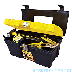 Ящик для инструмента Mastertool 79-2039 ABS пластик металлические замки 16...