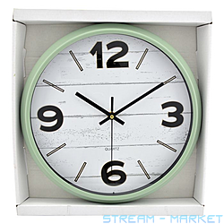 Часы настенные 2005-102 плавный ход 30см ассорти