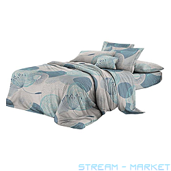 Постельное белье Textile House Бязь 65 180х210см двухспальное бязь голубые круги на...