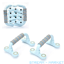 Спортивный инвентарь упоры для отжиманий 24-15-12.5см