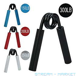 Эспандер ручной с металлическими ручками 300LB