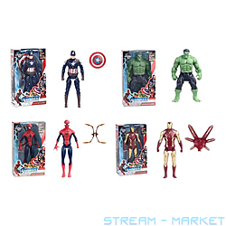 Фигурка супергероев AV со светом движущиеся конечности 19.5см...