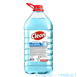Средство для мытья стекол и стеклянных поверхностей Cleon Морозная свежесть...