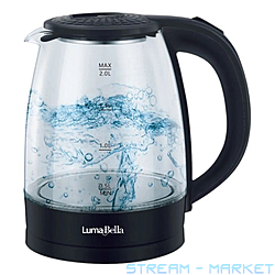 Электрочайник Luma Bella B-3007 1500Вт 2л стекло