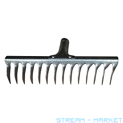 Грабли витые порошковая краска 14 зубьев без черенка