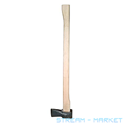 Колун со щеками 4кг с деревянной ручкой вес с ручкой