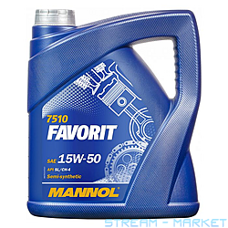   Mannol FAVORITE 15W-50 4