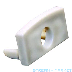 Заглушка для профілю 14.6х6.6мм біла