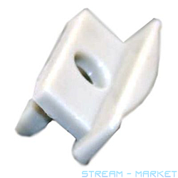 Заглушка для профілю 20.9х6.8мм біла