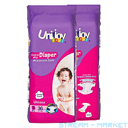 ϳ  Unijoy baby Diapers M midi 6-11 36