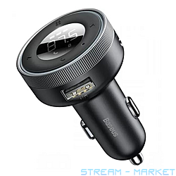 FM-��������� Baseus Enjoy Car Wireless MP3 Charger Wireless 5.0 ���� 5V3.4A...