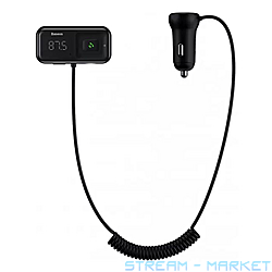 FM- Baseus T typed S-16 wireless MP3 car charger 