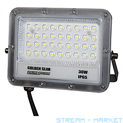  Techno Systems LED 30W GOLDEN Slim 220V 3300Lm 6500K...