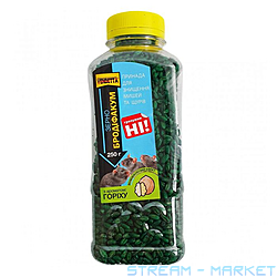 Зерно Бродифакум в банці для знищення гризунів 250г зі смаком горіха...