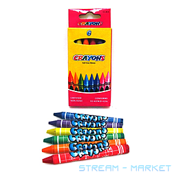    Crayons 6  8496-6