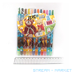    Crayons  12  PVC 8646