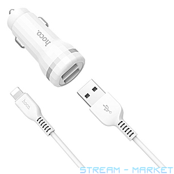    Hoco Z27 Staunch with Lightning 2USB 2.4A...