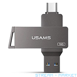  Usams US-ZB198 Type-C  USB3.0 Rotatable High Speed Flash Drive...