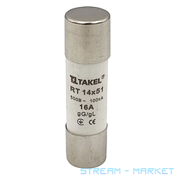 Плавкий предохранитель Takel RT 14х51 16А
