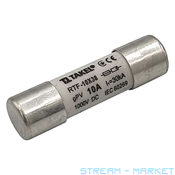 Плавкий предохранитель Takel RTF 10х38 10А 1000V DC