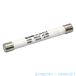 Плавкий предохранитель Takel RTF 10х85 25А 1500V DC