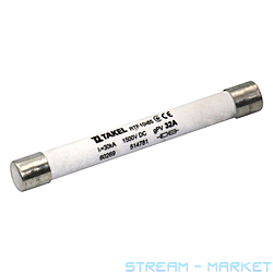 Плавкий предохранитель Takel RTF 10х85 32А 1500V DC DC