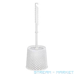 Ершик для унитаза Soloplast с подставкой Практик белый КТ0500