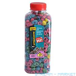 Гранули Снек у банці для знищення гризунів Бродифакум 200г мікс...