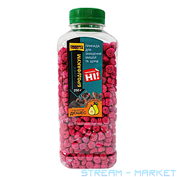 Гранули Снек у банці для знищення гризунів Бродифакум 200г дюшес...