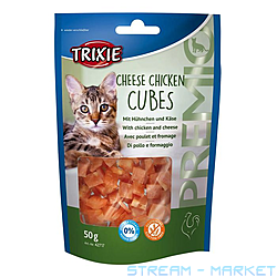    Trixie Premio Cheese Chicken Cubes - ...