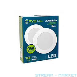  TM Crystal LED SAPFIR-9W DNL-002   d150  4000...
