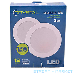  TM Crystal LED SAPFIR-12W DNL-003   d170  4000...