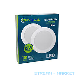  TM Crystal LED SAPFIR-15W DNL-004   d200  4000...