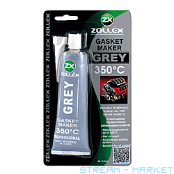 Герметик многоцелевой Zollex 25г серый