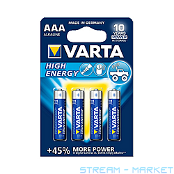  Varta High Energy  AAA LR03  12 