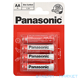   Panasonic AA R6RZ 4BP 1.5V 4 